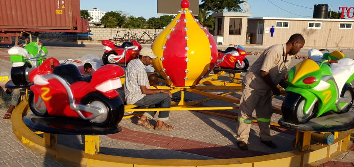 carrera de motos para niños